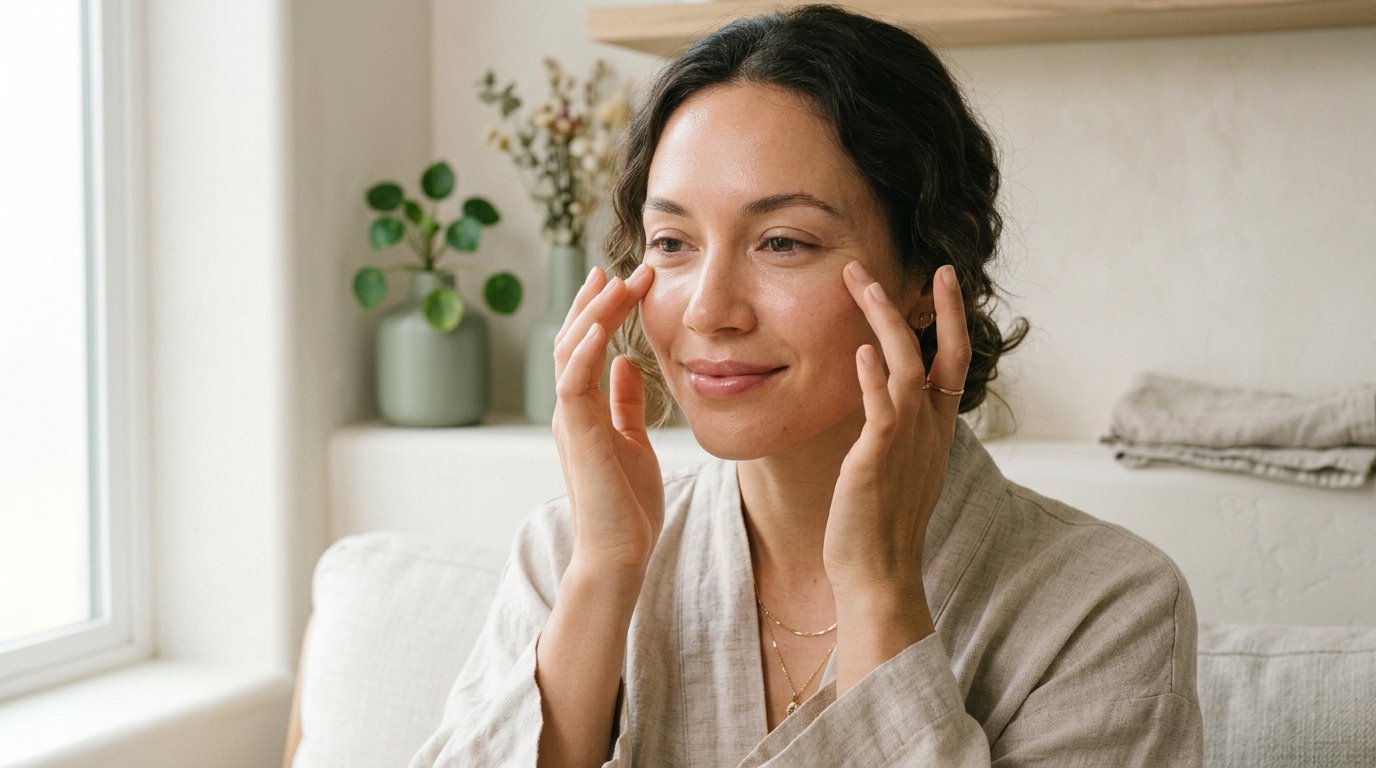 Face Yoga for Eye Bags and Hooded Eyes: A Gentle, Targeted Guide
